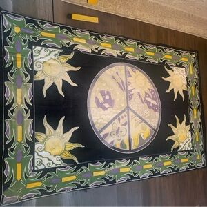 Dan Morris Gypsy Rose Tapestry 2002 Vintage Large Wall Hanging